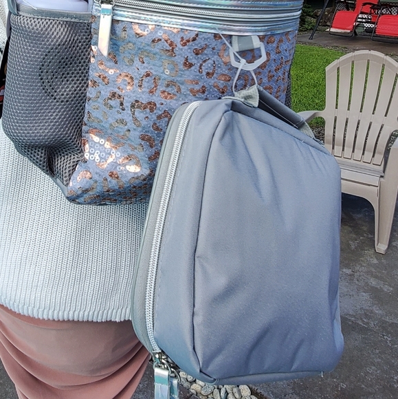 NWT L2D 5PC BACKPACK SET Glitter Sequin - Picture 15 of 17